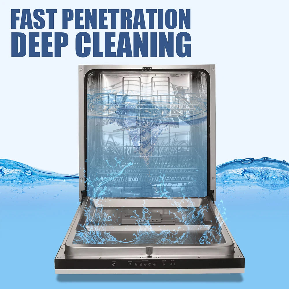 20pcs Dishwasher Cleaner Removes Limescale Build Up and Odor Descaling Tablets Strong Oil Stain Removal Kitchen Cleaning Tools Vue