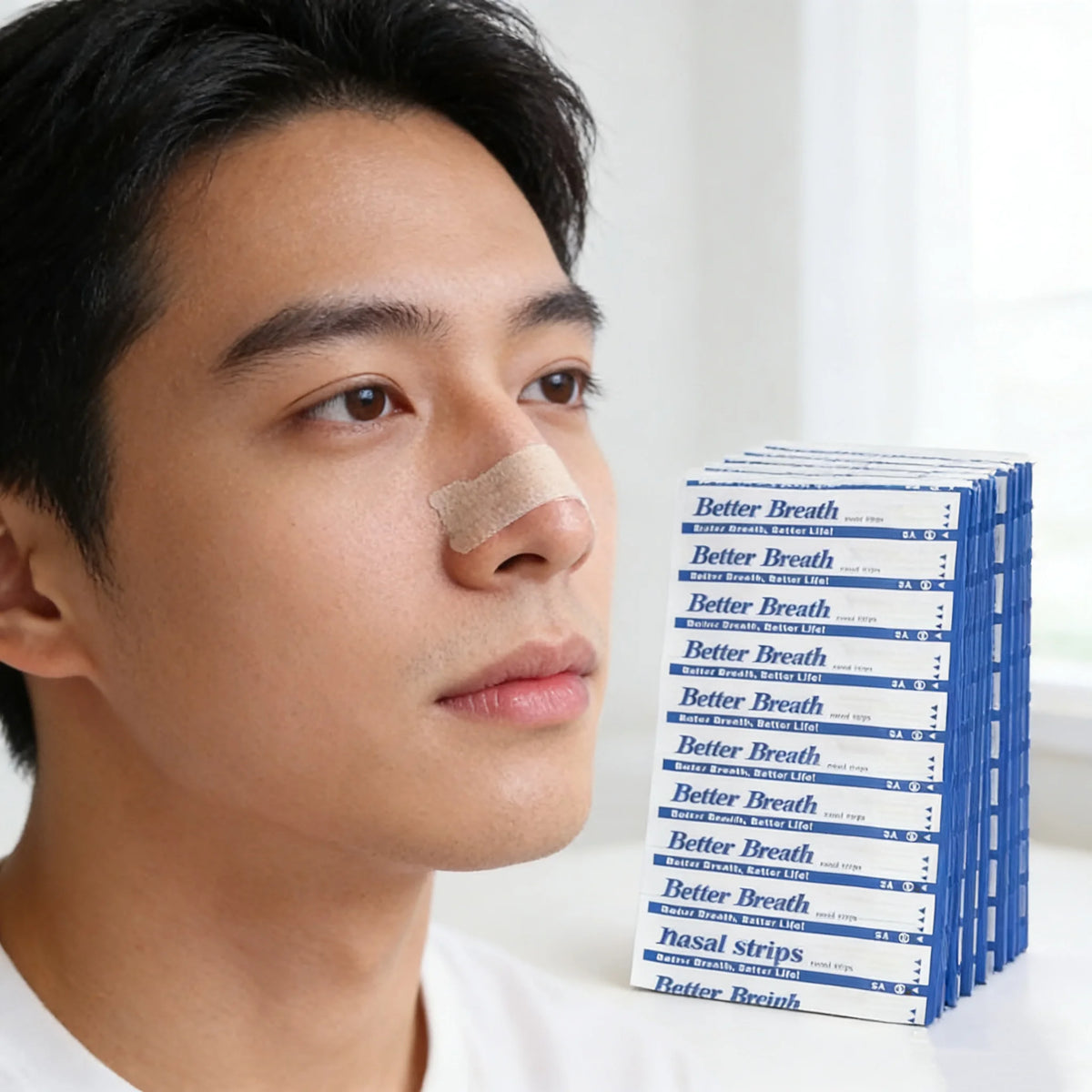 300 200 Breath Nasal Strips Sleep Aid Device Easier Breathing Nose Vue