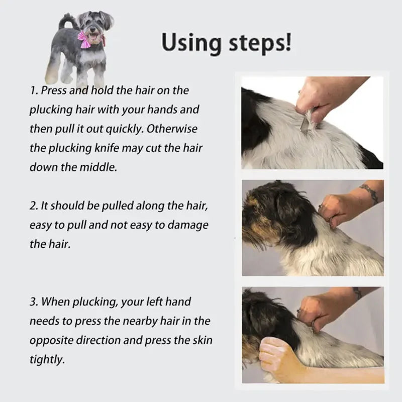 Professional Grooming Dog Comb Stainless Steel Wooden Handle Stripping Knife Pet Hair Remover Pluck Excess Undercoat accessories Vue