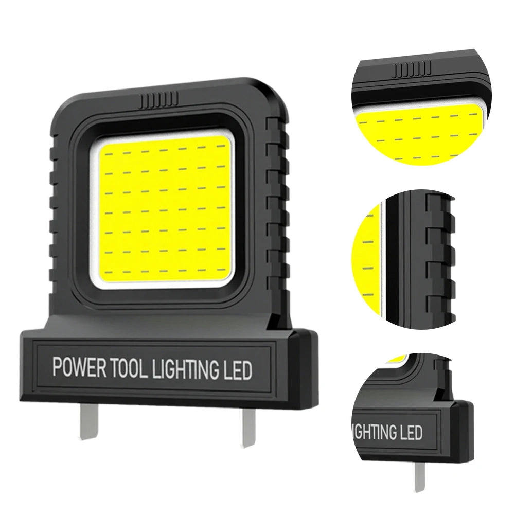14W LED Camping Lantern Mini Pocket Work Light Inspection For 21V Battery Power Tool Accessory Lithium Battery Work Lamp Lights Vue