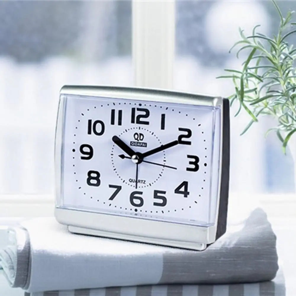 Practical Silent Square Digital Alarm Clock Simple Easy to Read Bedside Wake-up Clock Desk Mute Clock Desktop Vue