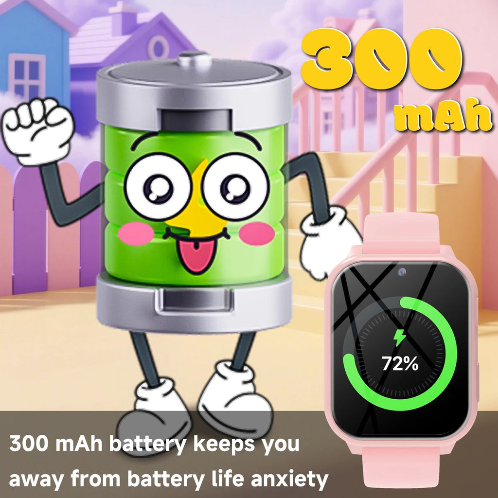 2026 Kids Game Smartwatch Flashlight Alarm Waterproof HD Touch Screen Camera Children Smart Watch For Boys Girls Birthday Gift Vue