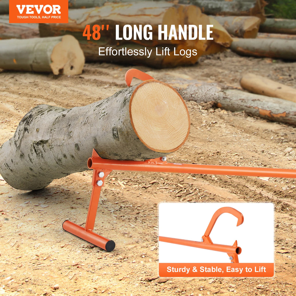 SucceBuy Heavy-Duty Log Jack Timberjack – 48" Cant Hook Log Jack Tool Vue