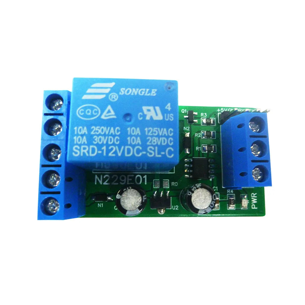 DC 5V 12V 1 Channel TYPE-C USB Relay Board RS232(TTL) PC UART Serial Port Switch Relay Module with Power Indicator Vue