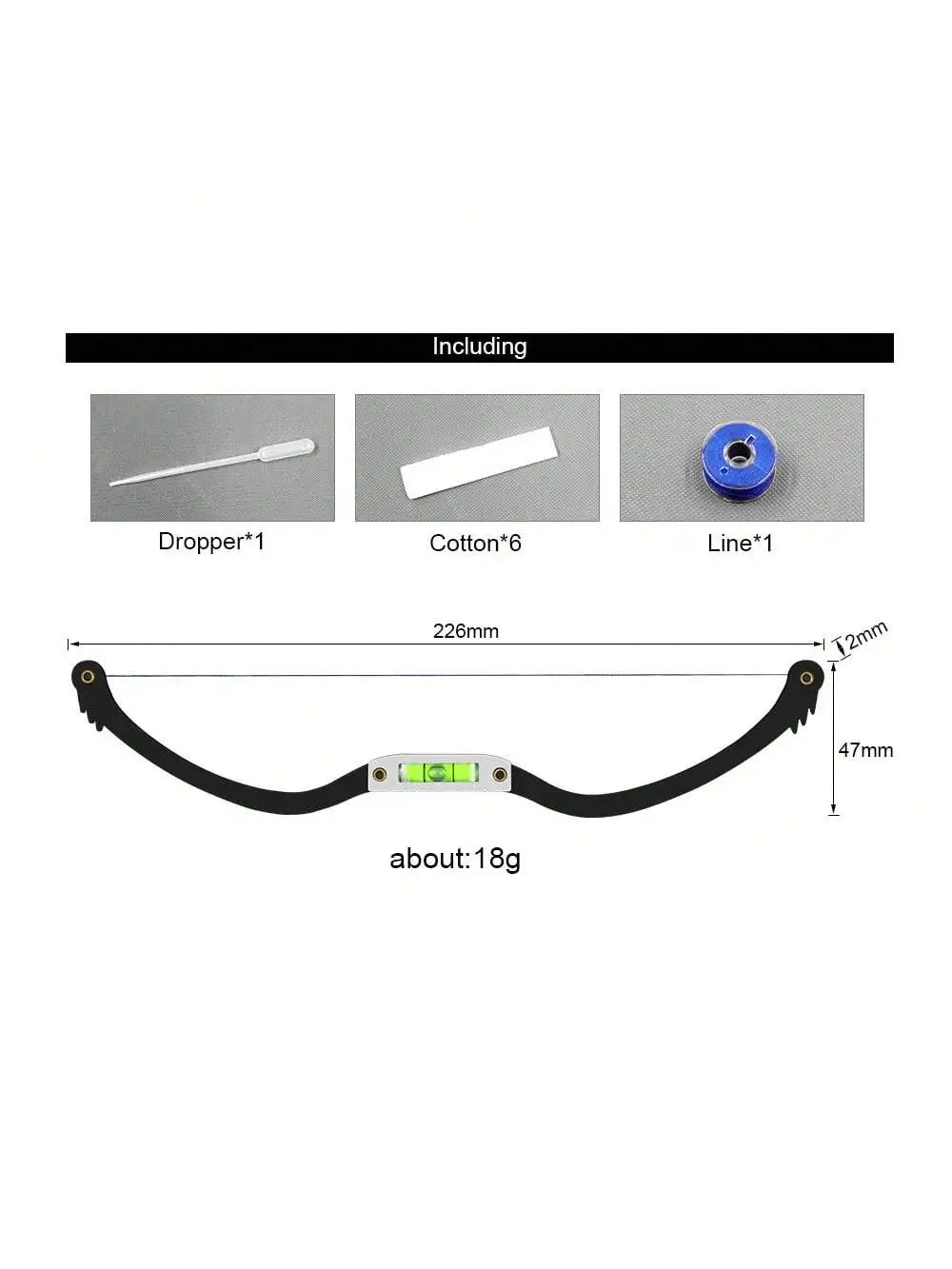 Semi-Permanent Eyebrow Positioning Metal String Mark Ruler Vue