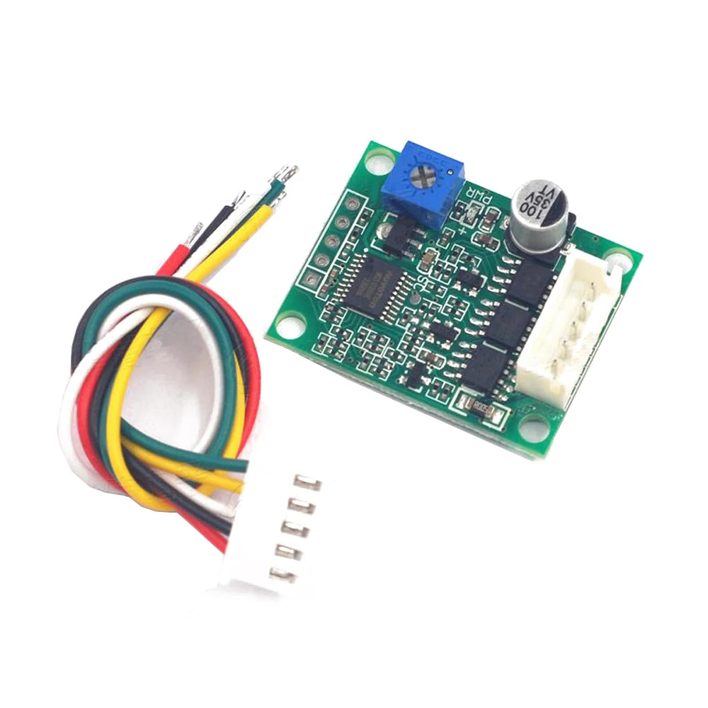 DC6-20V 60W Three-phase Brushless Motor Speed Controller Without Hall BLDC Driver Board Module Motor Speed Governor With Cable Vue