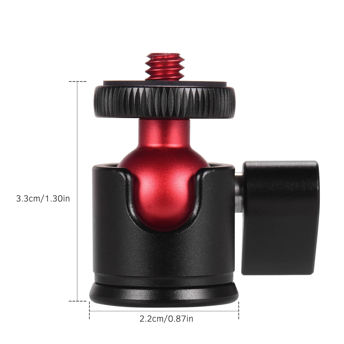 ball head camera mount Andoer Mini Tripod Ball Head 360 Degree Swivel for DSLR Camera Vue