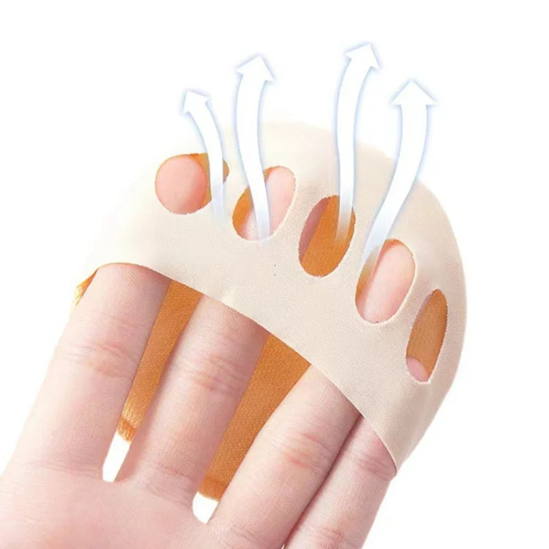 1 Practical Foot Pads in Black/beige, Breathable, Comfortable, and Non Slip, Suitable for High Heels and Shoe Invisible Socks Vue