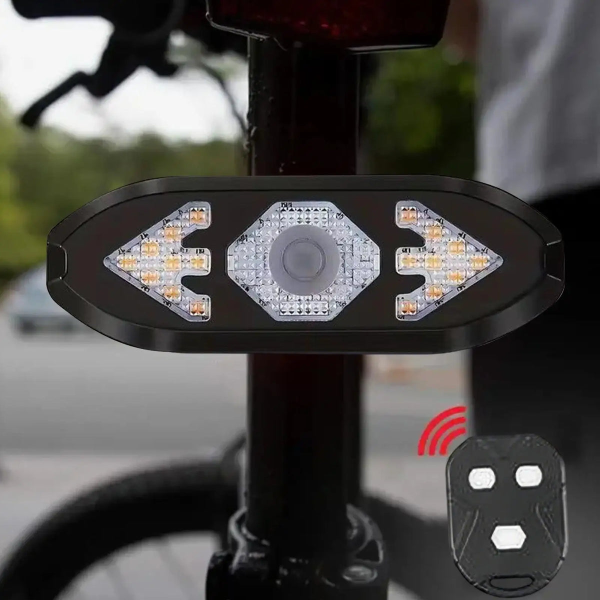 USB Bike Tail Light Back Sensing Light Cycling Brake Sensing Lamp for Scooter Bike Mountain Road Daily Commuting Trip Outdoor Vue