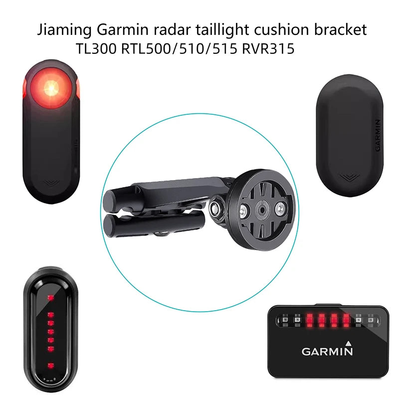 Bicycle Seat-post Rear Light Bracket Shockproof Mount Frame For Radar Sports Camera Code Table Vue
