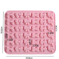 Bow Silicone Molds With 6 Different Shapes, 36-Cavity Bow Chocolate Fondant Mold For Bowknot Cupcake, Cake , Sugar Craft Vue Pink