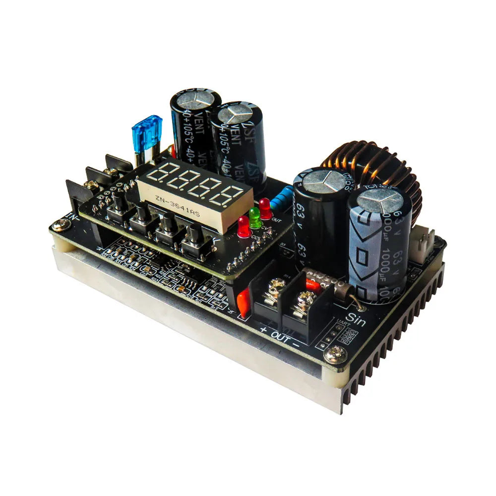 DKP6008 CNC Adjustable DC Step-down Stabilized Power Supply Module Constant Voltage and Constant Current Voltmeter with Fan Vue