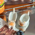 Ceramic Cat-shaped Mini Dipping Plate Side Dish Small Bowl Home