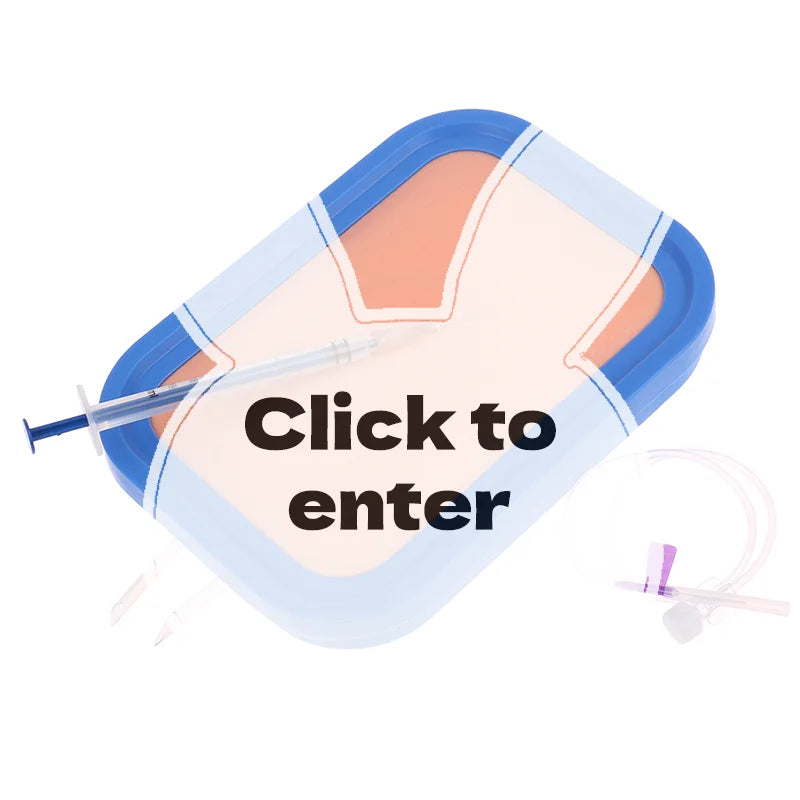 Silicone IV Injection Training Pad Human Skin Venipuncture Blood Drawing Practice Model Tool Vue