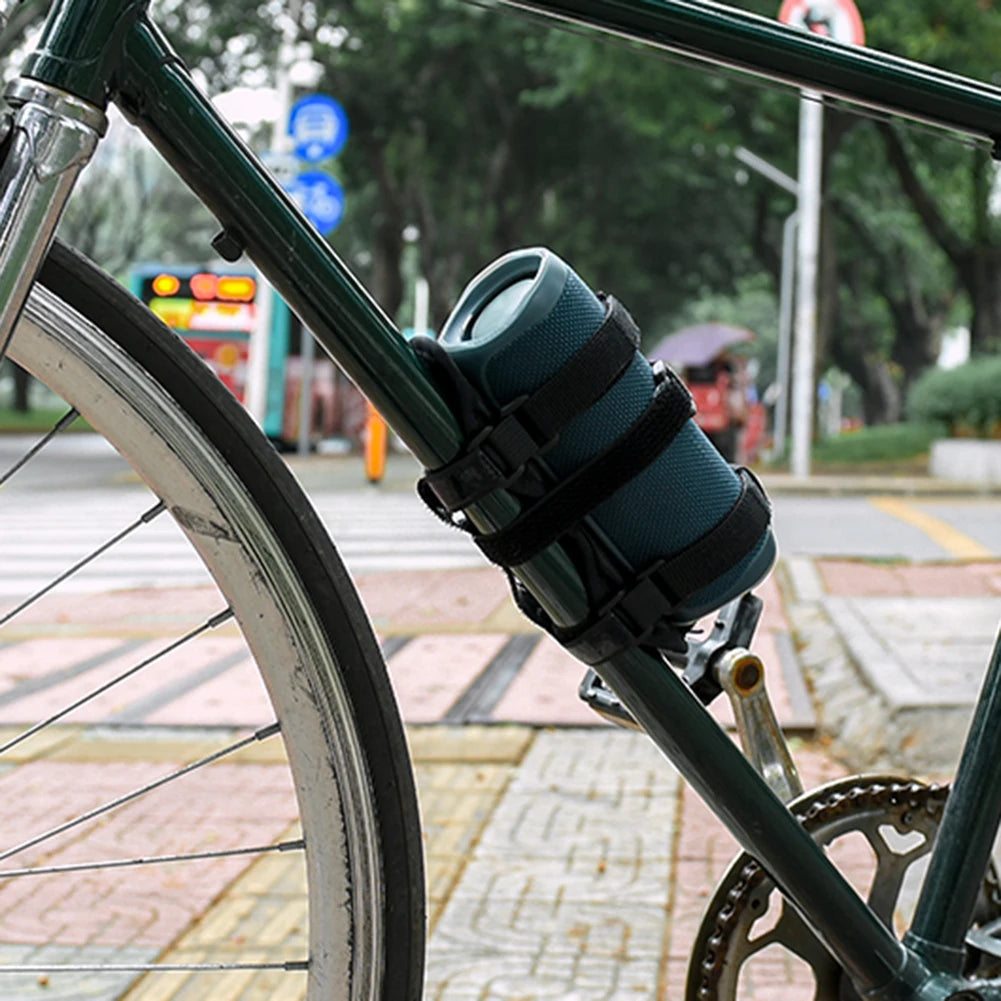 Sound Box Bike Holder Nylon Speaker Mount Strap Holder Anti Slip Diameter 1.5-3.5inch for JBL Bluetooth-compatible Speakers Vue