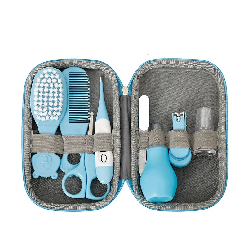 vvocci Child Care Cleaning Set Nail 8PCS Clippers Comb Massage Soft Bristle Brush Set Kit Vue