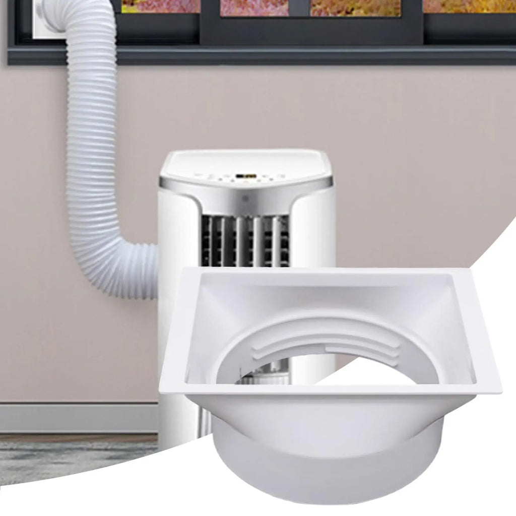 150mm AC Hose Coupler Air Conditioner Exhaust Vent Window Adapter With Clockwise Counterclockwise Threads Universal Connector Vue