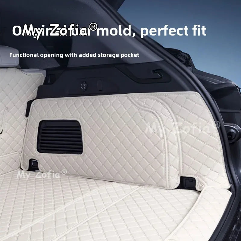 Auto Carpet Interior Modification Full enclosure trunk pad car Leather trunk pad Accessories For Voyah Courage 2025 2026 Vue
