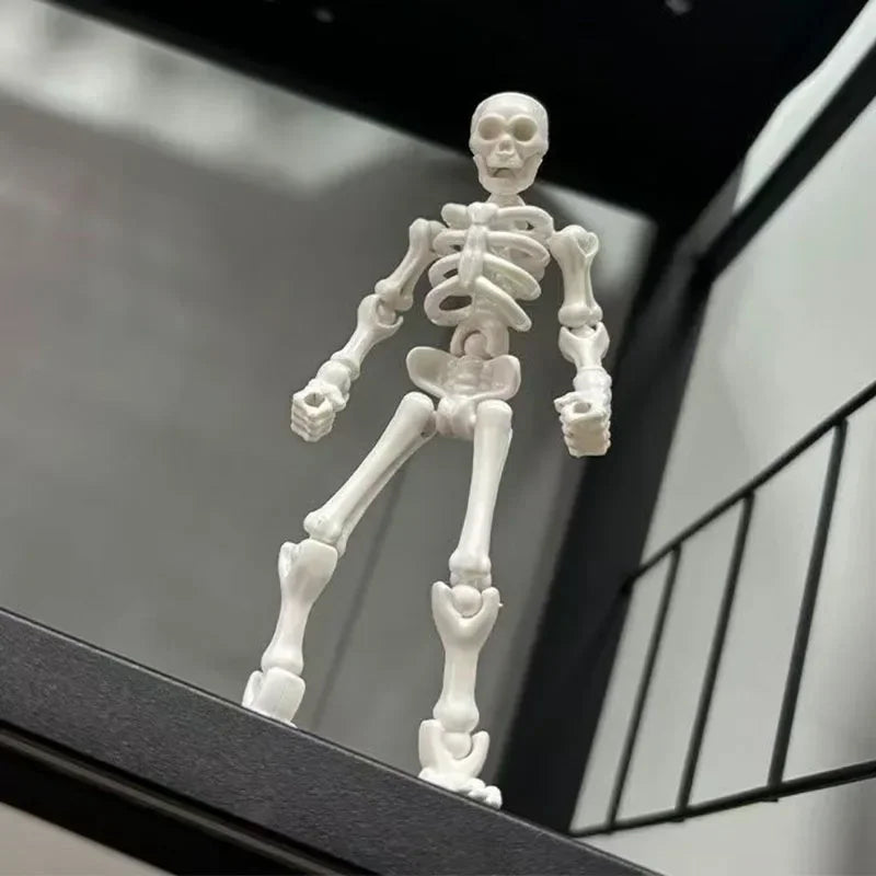3D Printed Articulated Skeleton Fidget Toy | Poseable Figurine Articulated Figurine Vue