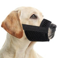 Anti Bite Dog Mesh Muzzle Breathable Prevent Barking Dog Mouth Guard Adjustable Soft Dog Mouth Cover Training Sessions Vue Black XXS