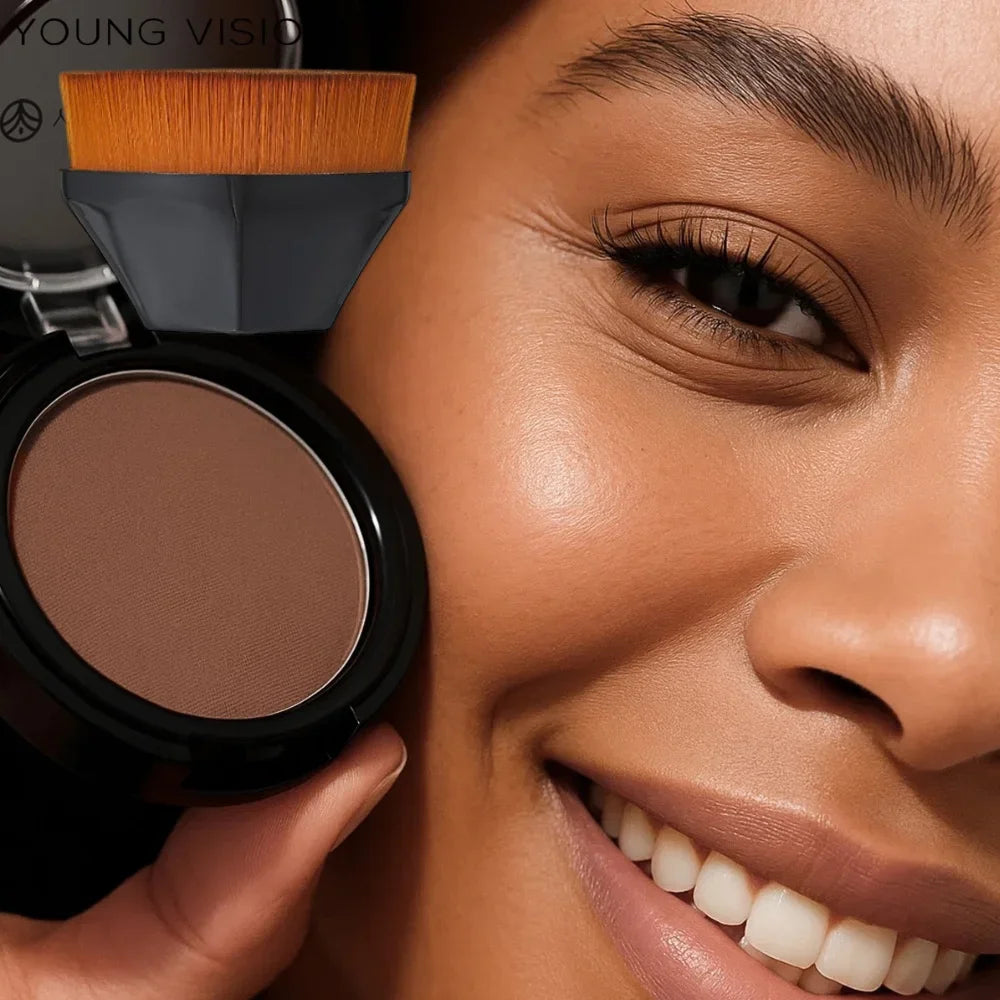 YOUNG VISON Foundation + Matte Powder Oil-Control Brightening Primer Foundation Powder Concealer Color Cosmetics Vue