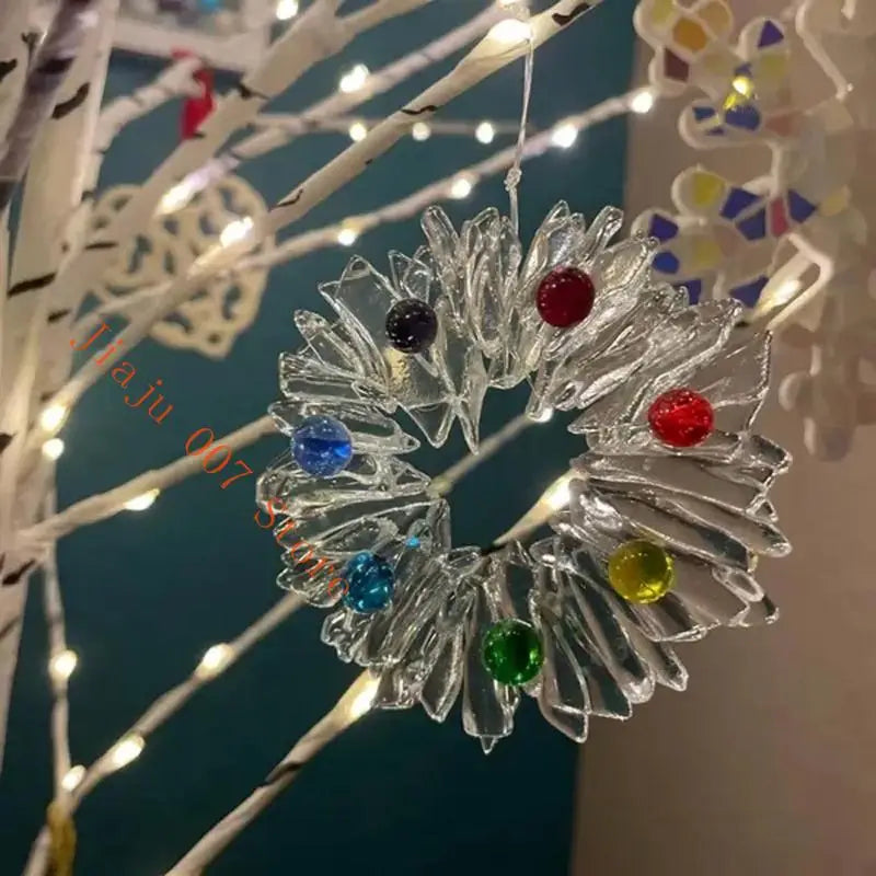 Acrylic Christmas Hanging Ornaments | Shatter-Resistant Decor Christmas Ornaments Vue