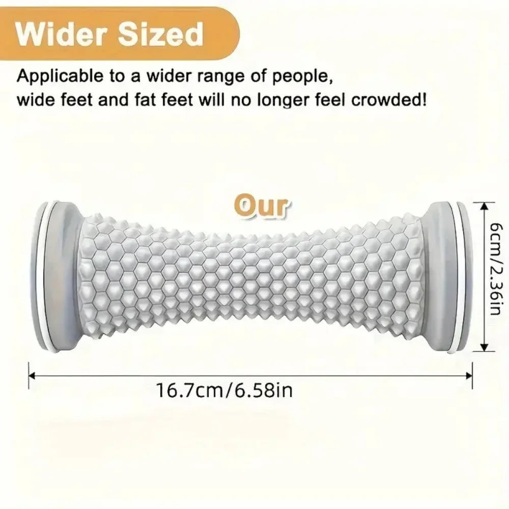 Foot Massager Roller Yoga Massage Ball Plantar Fascia Roller Muscle Relaxation Care Plastic Manual Foot Leg Arm Massage Rollers Vue