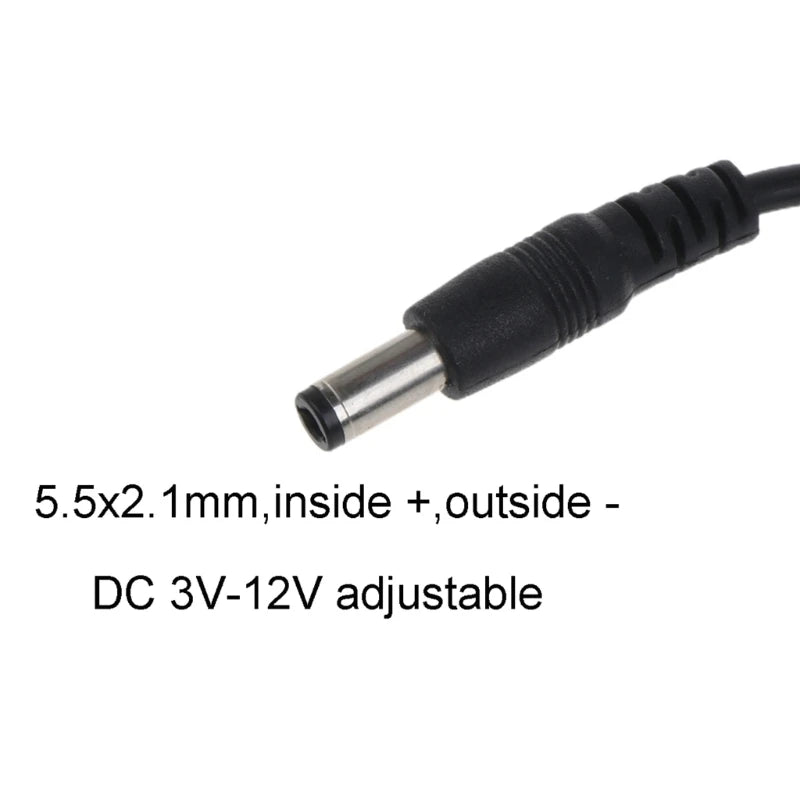 Adjustable 3V-12V 2A DC Power Adapter Variable Voltage Controller Variable DC Power Adapter Vue