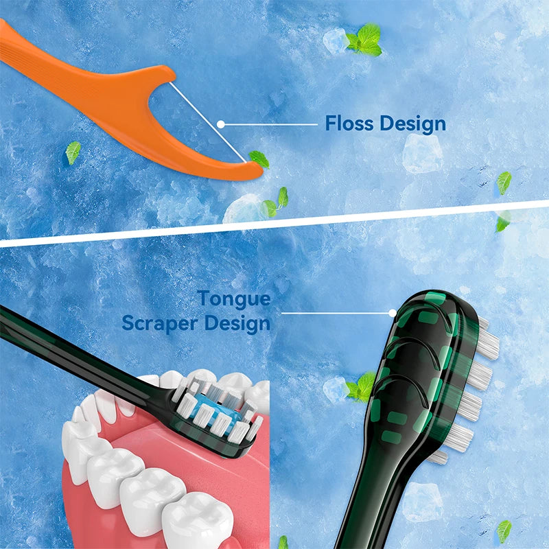 Exploded Bead Toothbrush Disposable Adult Cleaning Tooth brush Portable Travel Brush Head With Dental Floss Vue