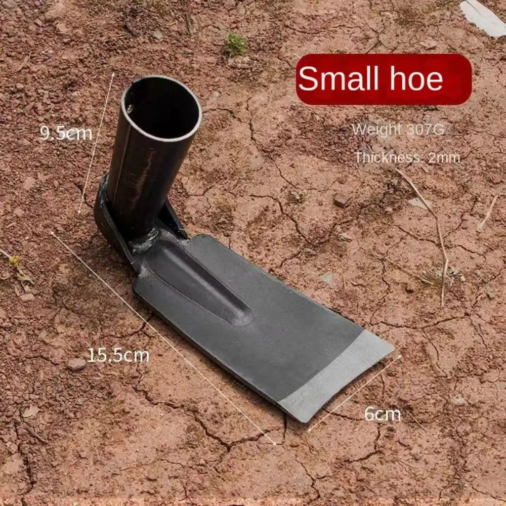 Durable Garden Hoe Household Outdoor Farming Tools Forging Weeding Hoe for Digging Soil Planting Vegetables Flowers Vue Style 2