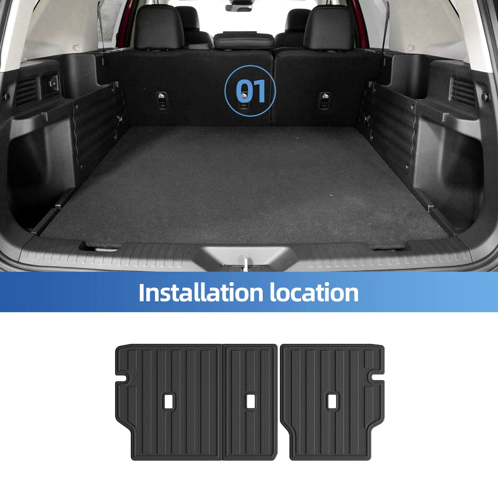 Smabee Left Drive for Honda Passport 2026 (US Version) TPE Car Floor Mats Liner Trunk Backrest Pad All Weather Accessories Vue
