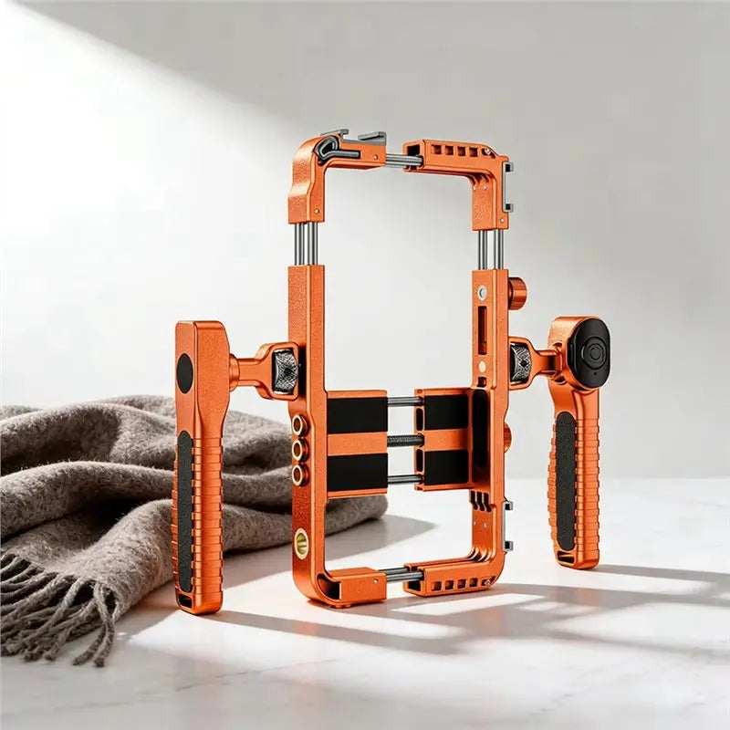 Hot-Orange Phone Cage With Cold Shoes,For Huawei Vue