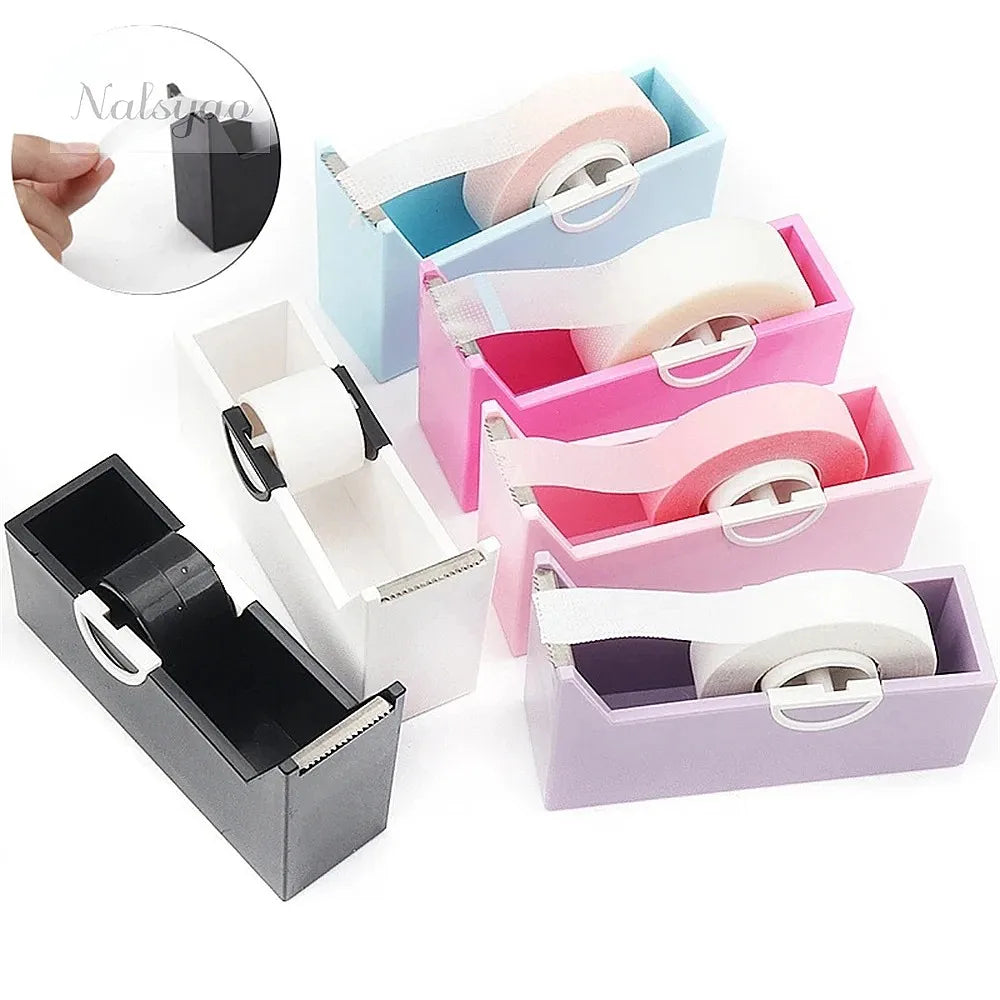 Eyelash Extension Tape Cutter Lash Adhesive Tape Split Tool Plastic Rotating Cutting Makeup Lash Supplies Vue