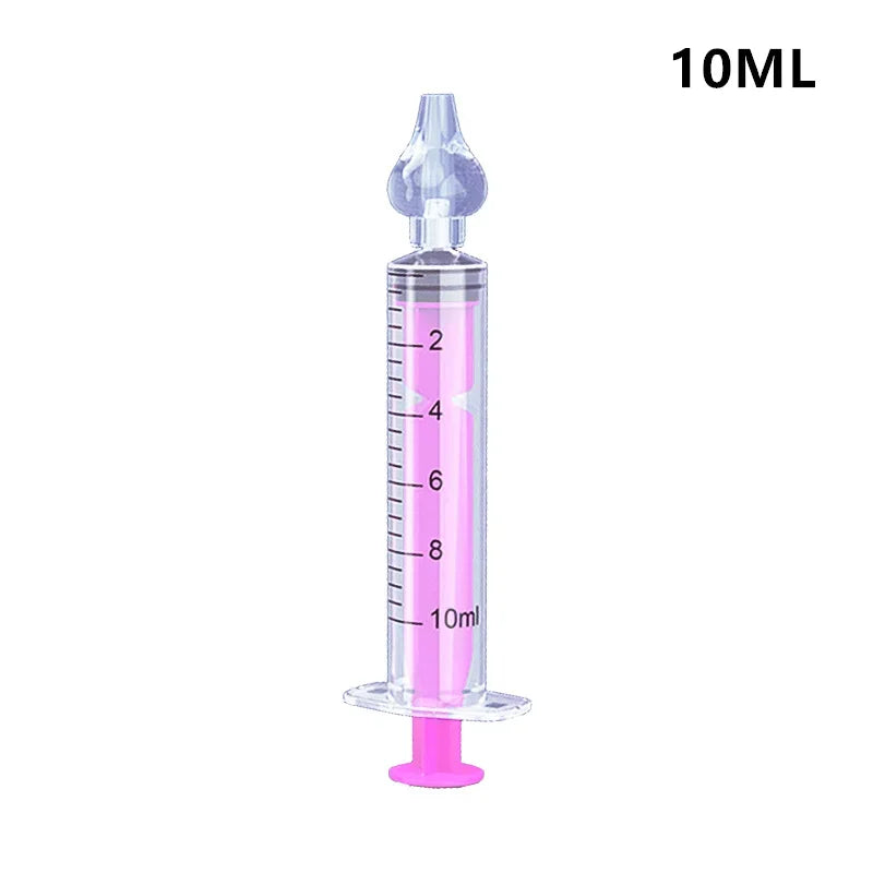 vvocci Baby Nasal Aspirator Syringe Baby10ML/20ML Nose Cleaner Lavado Jeringa Lavado Nasal Bebe Aspirador Nasal Para Bebe Vue B251 -pink 10ml 1pc