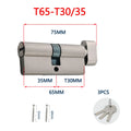 T30 Rotary knob eccentric single unlocking core brass door lock interior door replacement core Vue XT65-T30-35