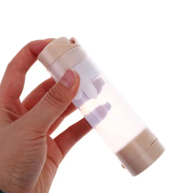 50ML 80ML Empty Airless Vacuum Press Dropper Bottle Cosmetic Container for Eye Cream Serum Portable and Refillable Vue