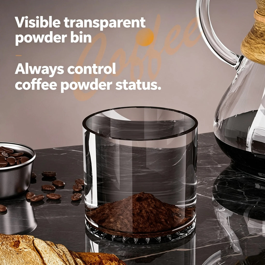 Portable Electric Ceramic Burr Coffee Grinder – USB-C Rechargeable Electric Coffee Grinder Vue
