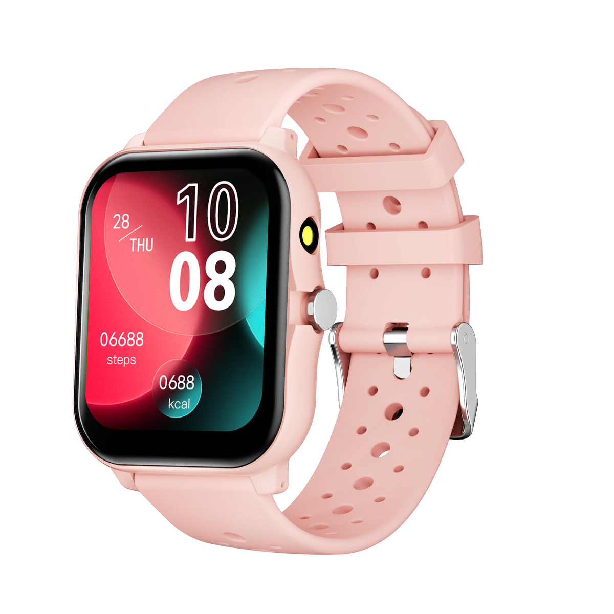 New Smart Watch Message Reminder for Intelligent Life Weather Forecast SIRI Assistant Men &Women Birthday Gift Bluetooth Call Vue Pink-dd