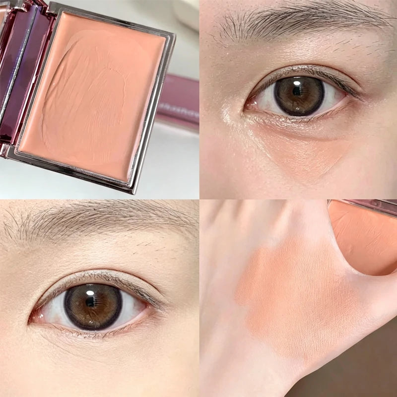3 Color Nature Even Skin Tone Undereye Corrector Concealer Cover Dark Circles Acne Pores Long Lasting Skin Brightening Makeup Vue