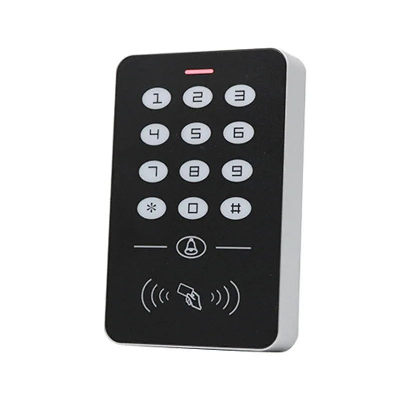 RFID Access Control Keypad Electric Door Opener Waterproof Rainproof Cover Outdoor Electronic Lock System 125Khz EM4100 Keychain Vue