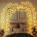 Artistic Sculptural Tree Branch String Lights, Adjustable Bendable LED Lights, Bohemian Garden Romantic Night Scene Ornament Vue Warm White 96LED USB Type-C