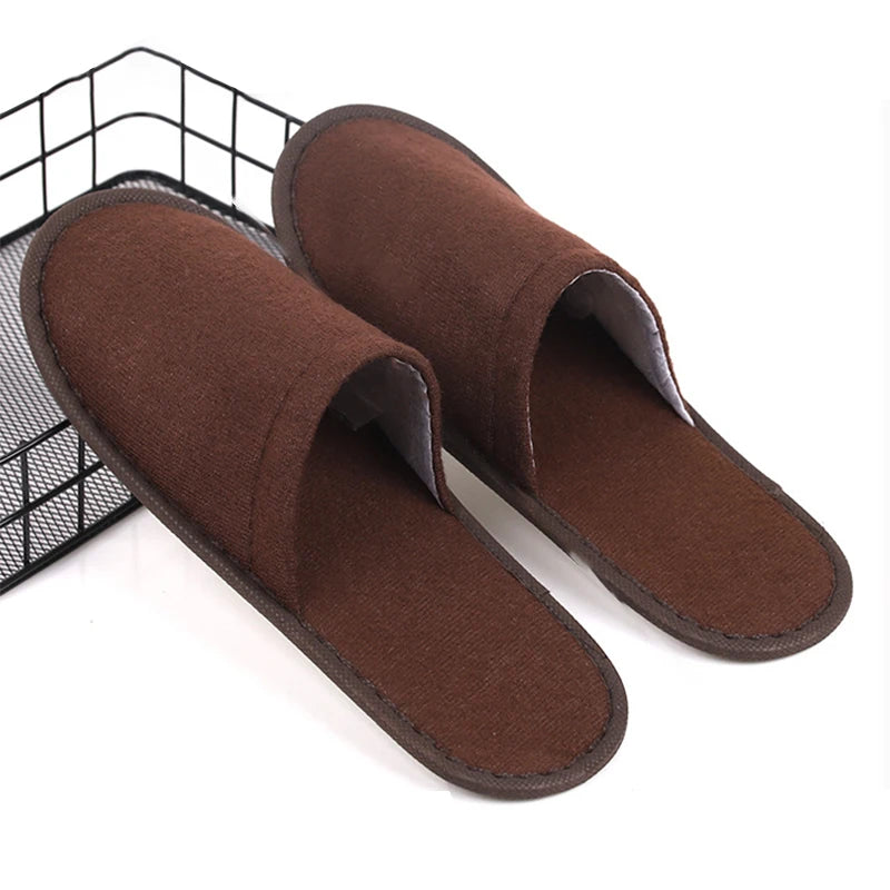 Hotel Room Essentials EVA Disposable Slippers Lightweight Soft for Guest Bed and Breakfast Vue
