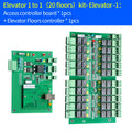 Floors TCP/IP RFID Elevator Access Control Board Lift Controller with Wiegand System And Cabinet Lock ACU for Building Security Vue Elevator-20 floors