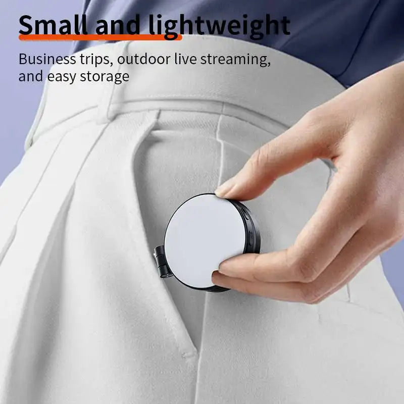 Smartphone Magnetic Fill Light Mini Selfie Light 3 Modes Adjustable Brightness for Phone Vue