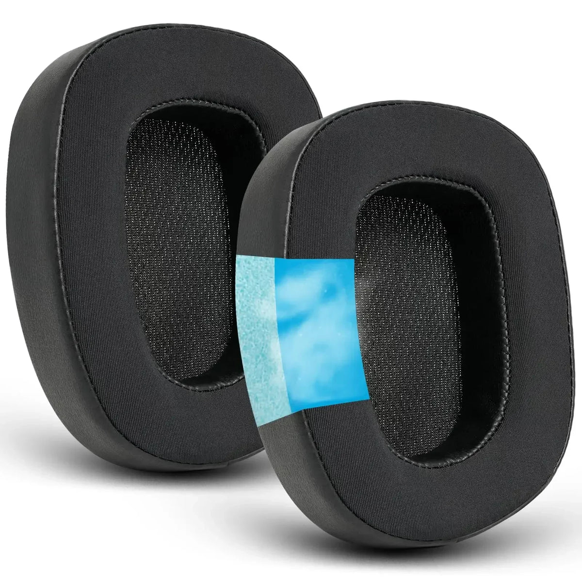 Cooling Replacement Earpads Cushions Compatible with Logitech G633 G933 Gaming Headset Vue Cooling Gel Black