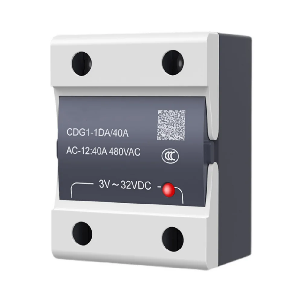 SSR 10A 20A 25A 40A 60A 80A 100A 120A DD DA AA Single phase solid-state relay 24V 220V DC controll DC controlled AC controll AC Vue