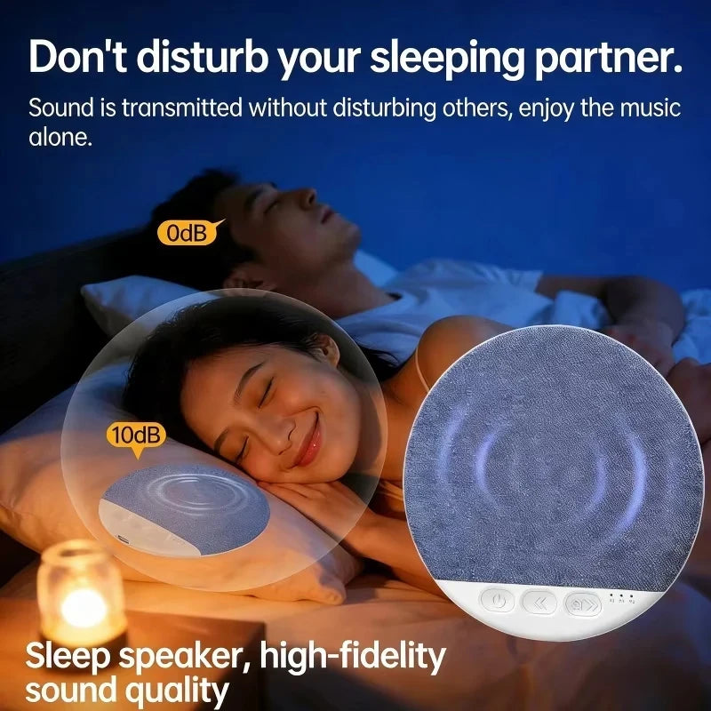 Mini Sleeping Bluetooth Speaker Nature Sound White Noise Soundbar Wireless MP3 Music Player Ultra Thin Timed Shutdown Speakers Vue