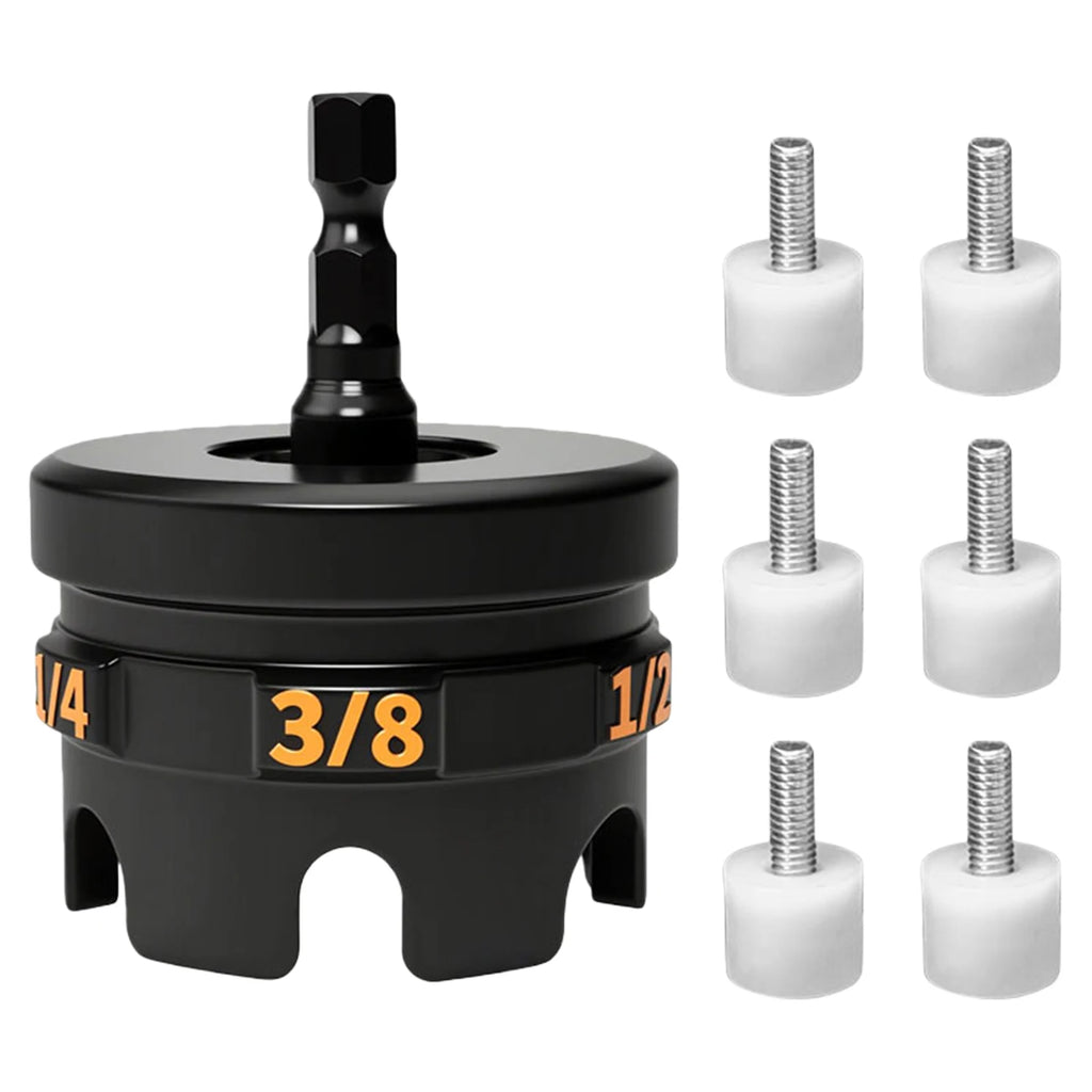 Nuts Spinning Drill Attachment – 1/4, 3/8 & 1/2 in Threaded Rods Drill Nut Attachment Vue Style B China Mainland
