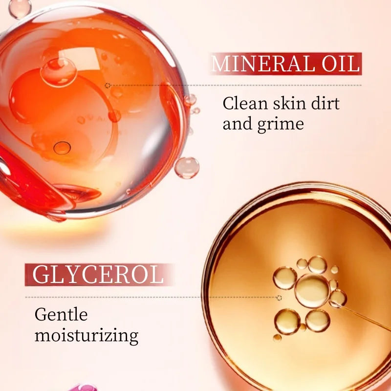 35Pcs Grapefruit Makeup Remover Capsules, Containing Grapefruit Extract, Mineral Oil, Glycerin and Other Skin-Friendly Ingredients, Are Compact and Portable, Gentle and Non-Irritating, Easily Remove Heavy Makeup and Cleanse t Vue