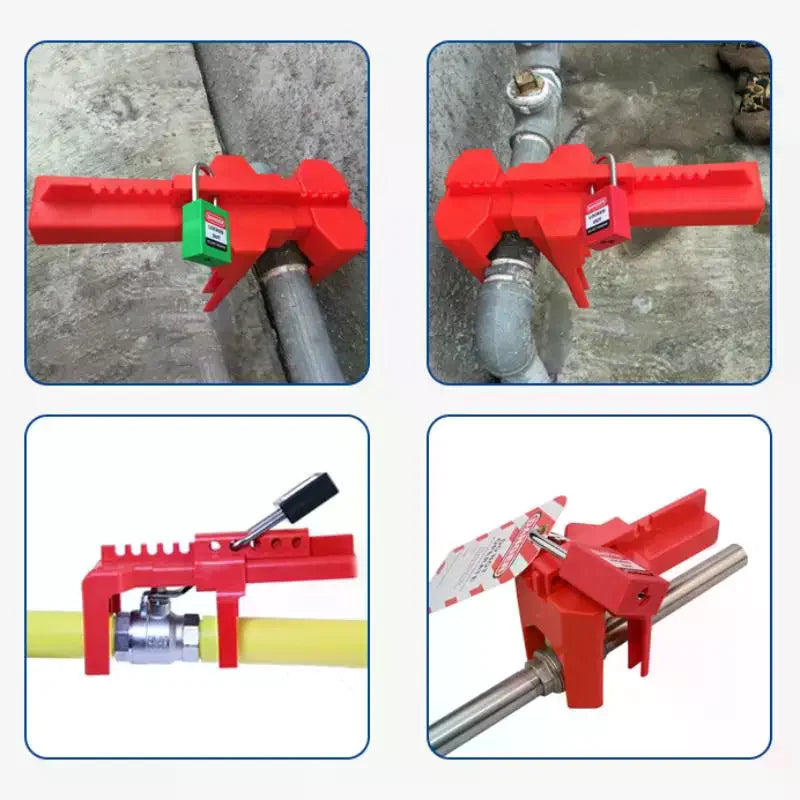DN8-DN50 Adjustable Ball Valve Lockout Prinzing Tap Water Pipeline Valve Ball Valve Handle Open Isolation Safety Lock Devices Vue